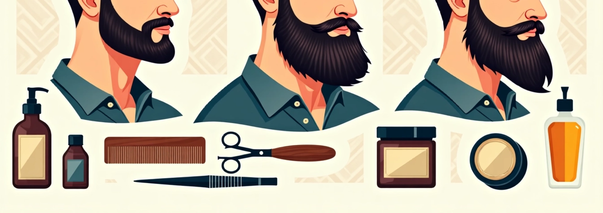 style de barbe sculptée