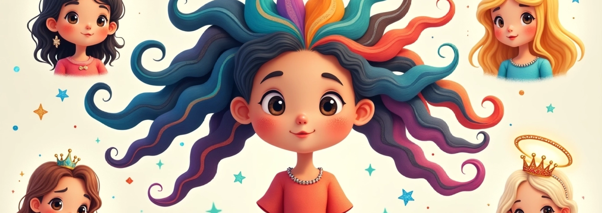 coiffures de fête pour les enfants